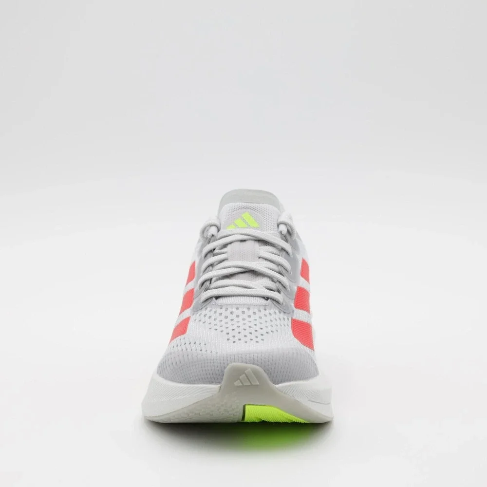 Adidas Women's Duramo Speed 2 Breathable Wide Running Shoes Gray/Red Size 8 - Picture 3 of 11